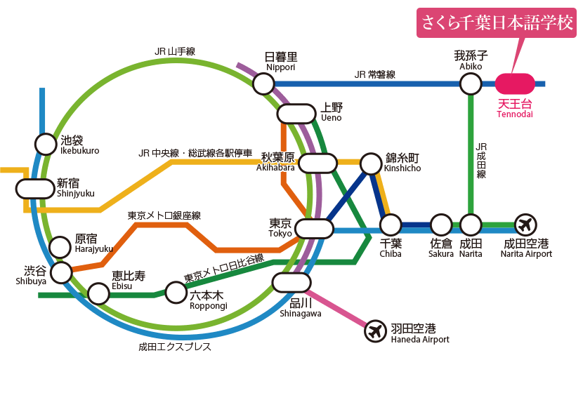 首都圏交通マップ